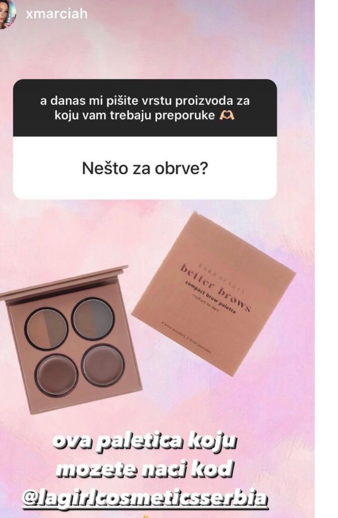 Mini paleta za obrve