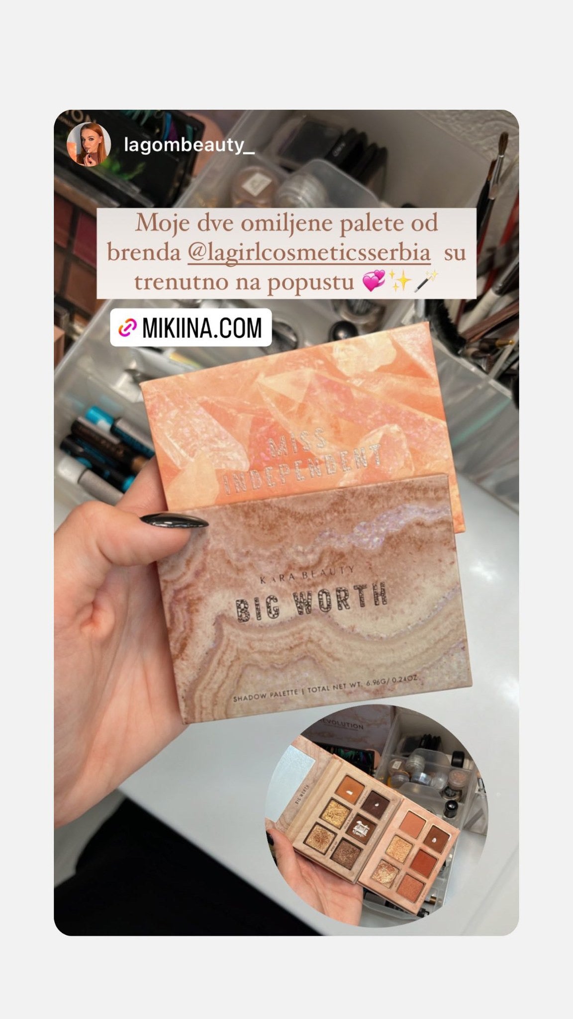 NAJPRODAVANIJA naša paleta senki