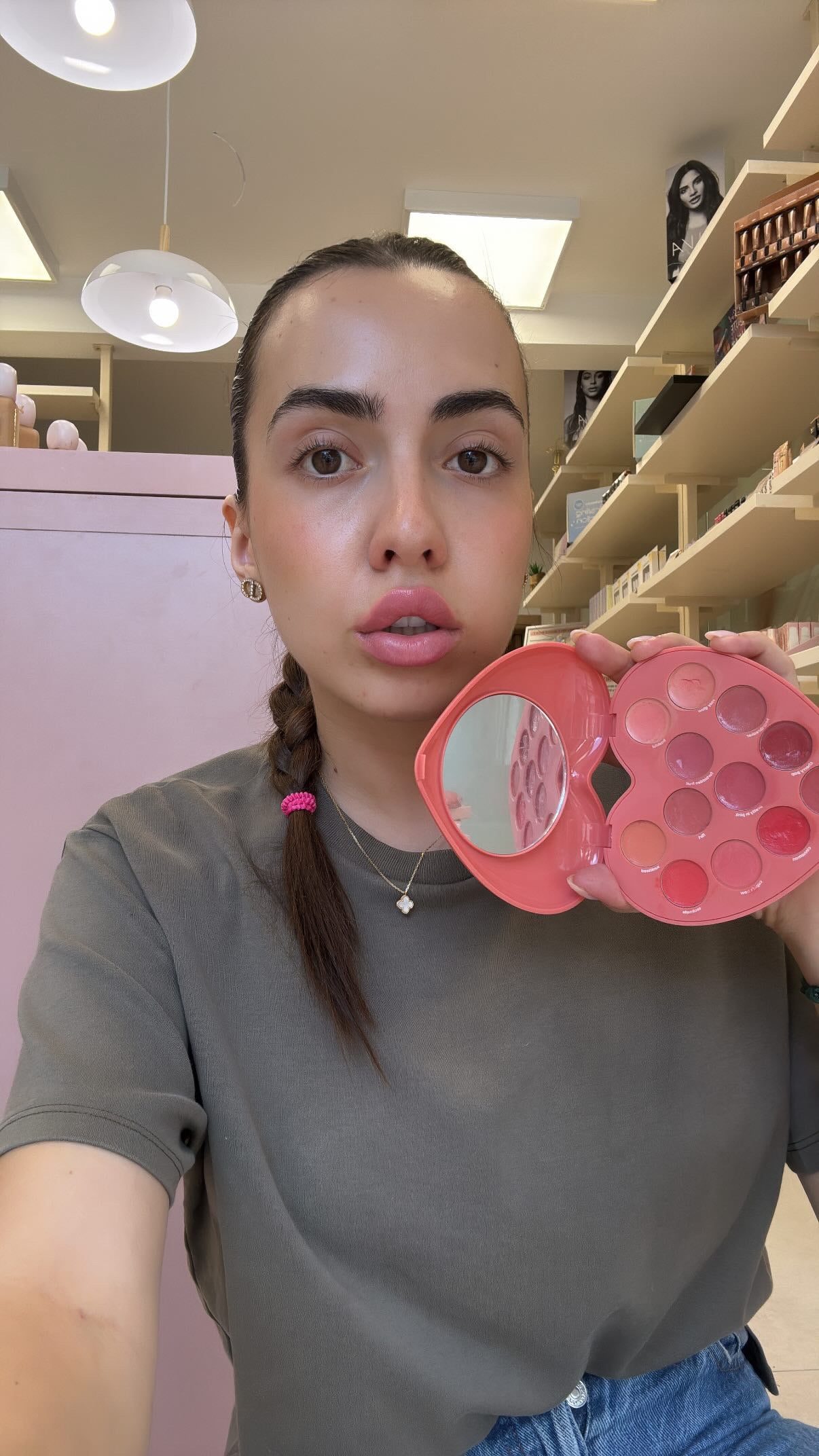 Karmini i rumenila u paleti