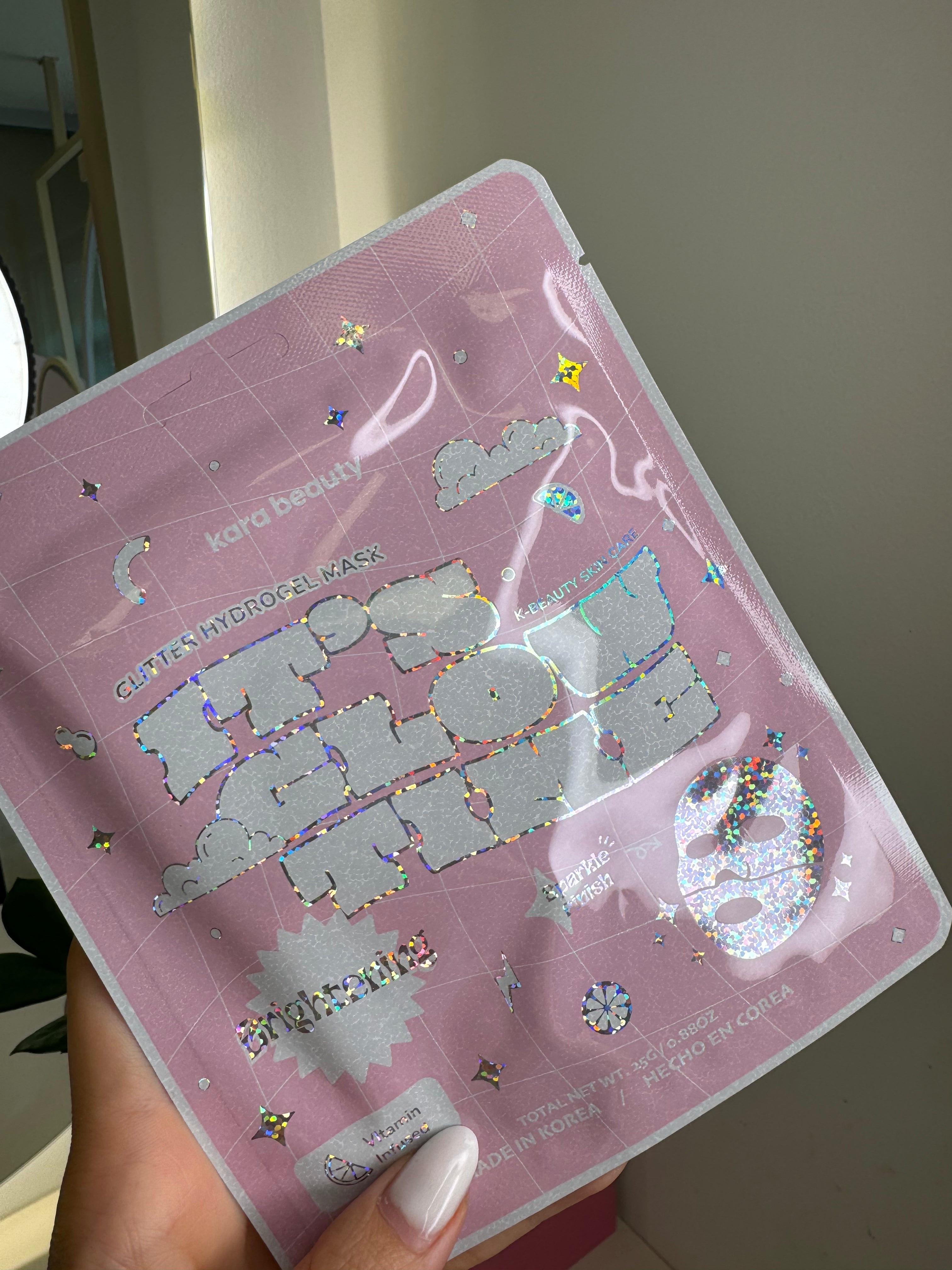 Maska za lice GLITTER