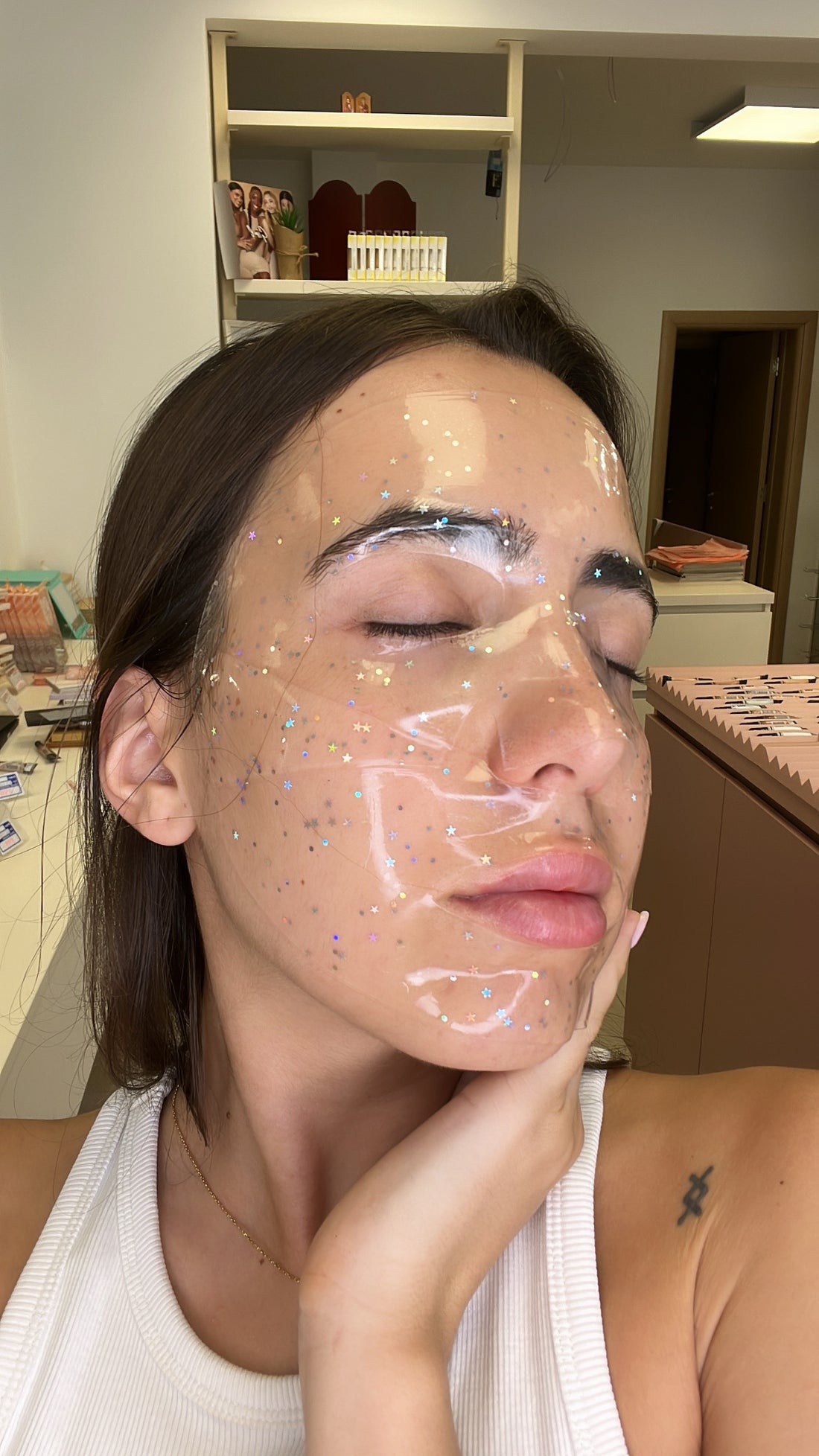 Maska za lice GLITTER