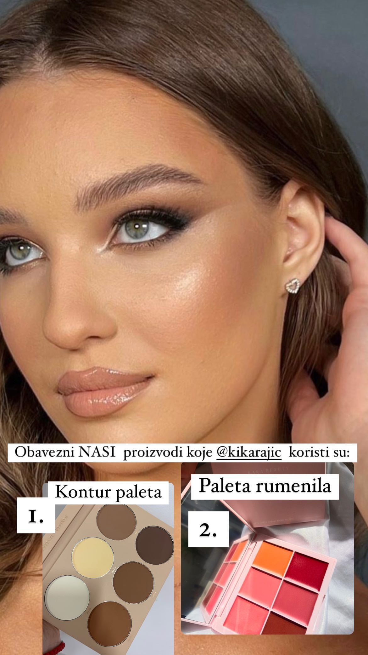 Kara Beauty kontur paleta